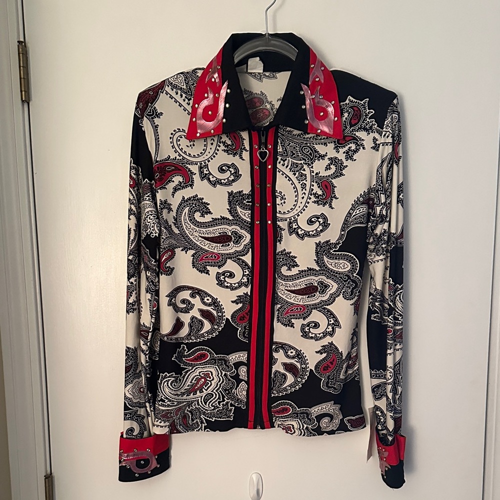 Paisley Women's Western Show Shirt